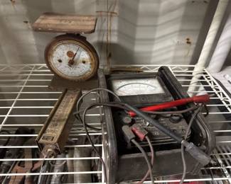 4110  2 Scales, Multimeter, Scale Back Plates 