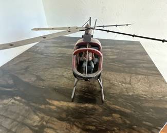 Custom Metal Helicopter $35