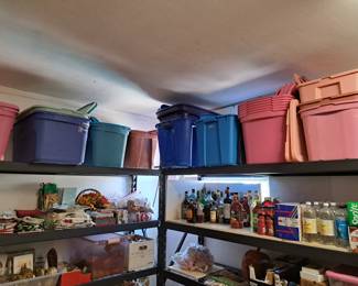 STORAGE TUBS, REFRESHMENTS