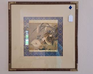 ORIENTAL FRAMED PRINT