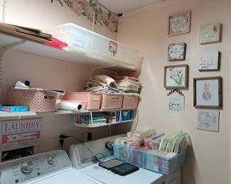 PARTY NAPKINS AND PLATES, WALL ART, WORK TOWELS