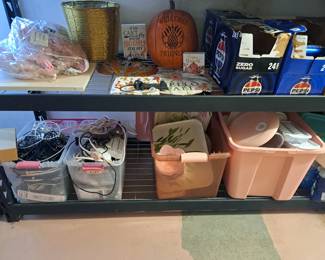PLASTIC ITEMS, WIRING, SODAS
