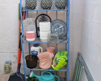 POTS AND NICE METAL RACK