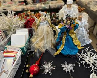 Several tree toppers