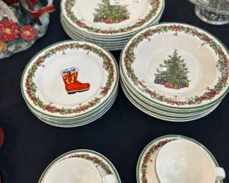 Christopher Radko Christmas dishes!