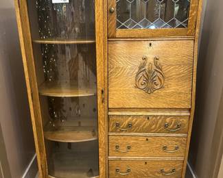 Antique curio - secretary desk. Excellent condition.