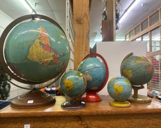 vintage globes!
