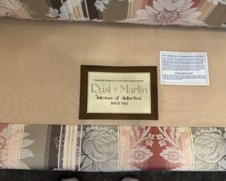 Floral couch from Rust and Martin - excellent condition.