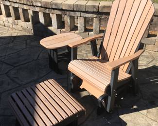 ADIRONDACK CHAIR WITH GLIDER