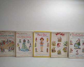 vintage Kim's Coloring Books