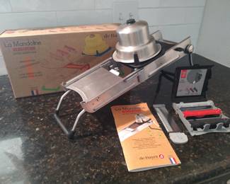 de Buyer La Mandoline Revolution dicing mandoline