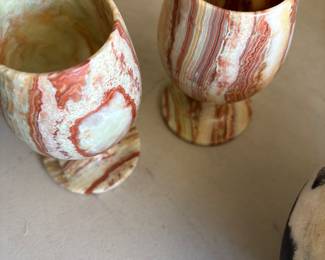 Onyx wine glasses