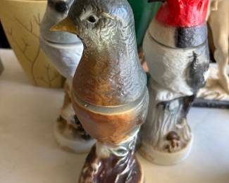 Bird whiskey bottles