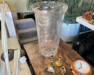 Large glass vase