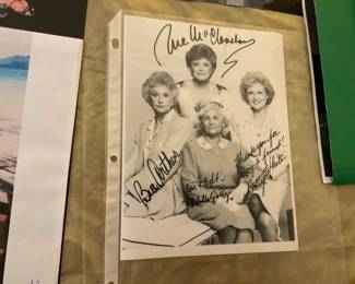 THE GOLDEN GIRLS AUTOGRAPHED PHOTO