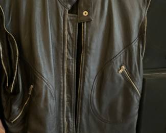 Leather vest