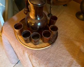 Tea/drink set-wood