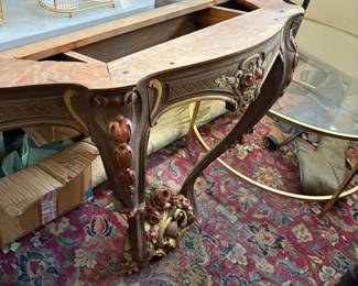 Antique wall mount table-missing top