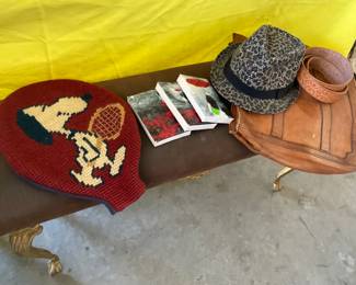 Snoopy tennis racket cover, bag, hat