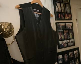 Leather vest