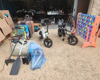 Toys, luggage, Goal Zero portable generator