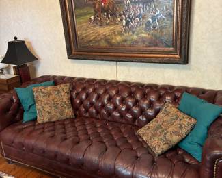 Leather sofa in great condition 