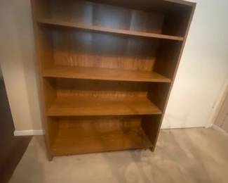 Bookcase, 4 Shelves, Wood Tone - 36"W x 12"D x 47"H