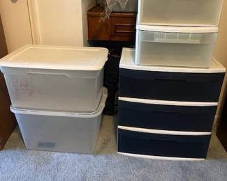 Variety of Storage Drawers & Tubs