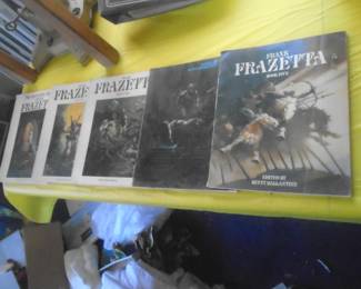 Set of Frazetta books
