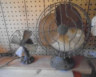 pair vintage fans