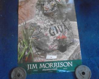 Jim Morrison memorial poster