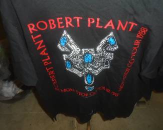 Robert Plant vintage T-shirt Non stop Go World Tour 1988