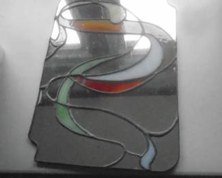 stain glass mirror