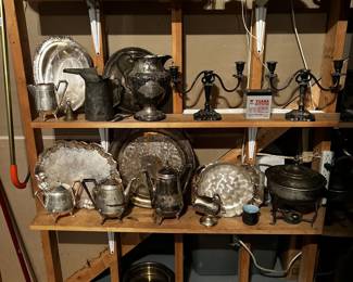 Assorted Silver & Silver Plated Pieces