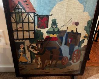 Handcrafted Needlepoint on Canvas