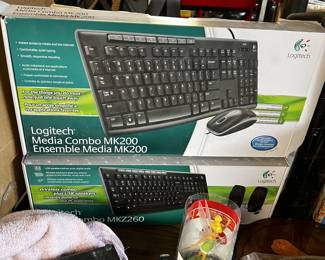 Logi Tech Media Combo and Wireless Music Combo New in Box