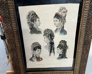 La Mode Illustre French Hairstyles circa 1932 Fashion Print