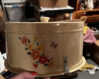 Vintage Aluminum Cake  Server