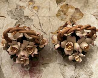 Capodimonte Flower Basket
