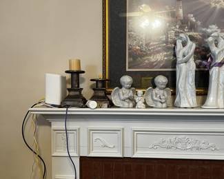 Assorted Decor and Candle Sticks