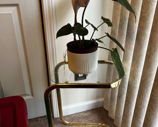 Modern Curved Plant Stand