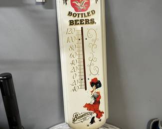 Vintage Budweiser Beer Thermoeter