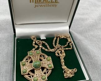 Celtic Cross Pendant Necklace