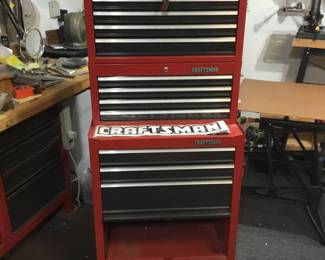 Craftsman 3 section tool box