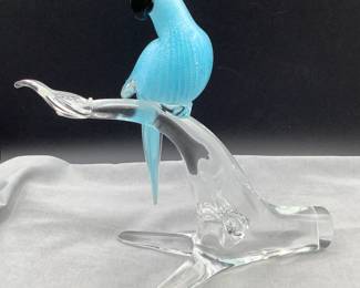 Murano style parrot