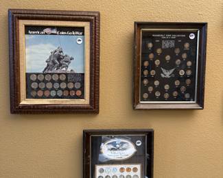 Framed Coin Collections