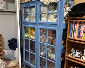 Storage Cabinet, Yarn, etc.