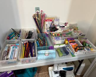 Knitting items, Craft items