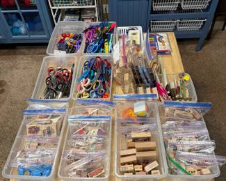 Scissors, Stamps, etc.