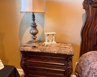 Nightstand, Lamp